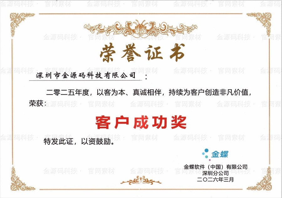 荣誉证书 3